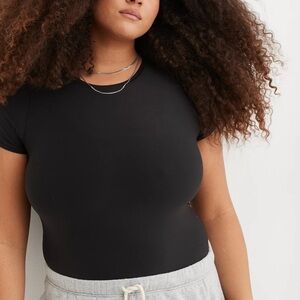 Aerie SMOOTHEZ Short Sleeve Bodysuit